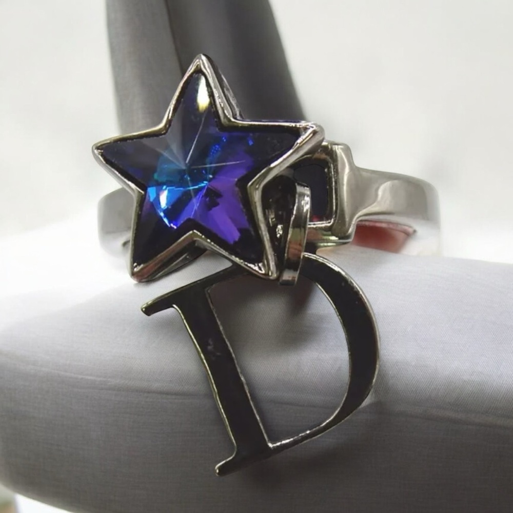 DIOR CD Charm Star Ring- Size US 6 😍🔥 - Picture 3 of 8